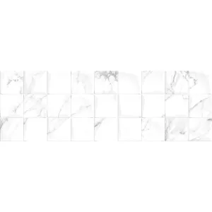 Плитка настенная Primavera Omnia White Decor 09 DG03-09 90х30 см