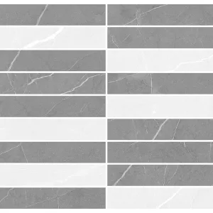 Мозаика Laparet Rubio микс серый 28,6х29,8 см