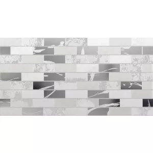 Вставка декоративная AltaCera Glent White серо-белый 50*24,9 см