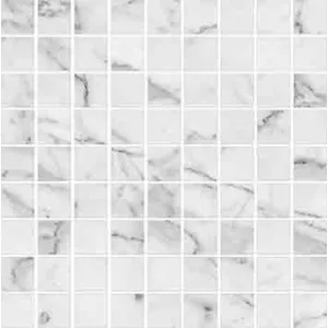 Мозаика Kerranova Marble Trend K-1000/MR/m01 Carrara 30x30х1