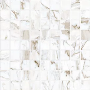 Мозаика Kerranova Marble Trend K-1001/LR/m01 Calacatta 30x30х1