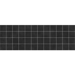 Декор Laparet Alabama мозаичный чёрный MM60062 20х60