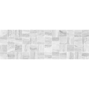 Декор Laparet Glossy мозаичный серый MM11188 20х60