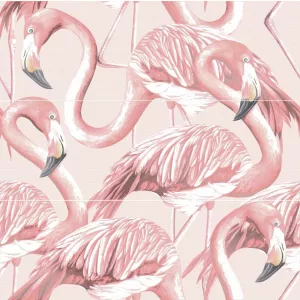 Панно Cersanit Gradient розовый фламинго (компл. из 3-х шт.) 59,4х59,8 см
