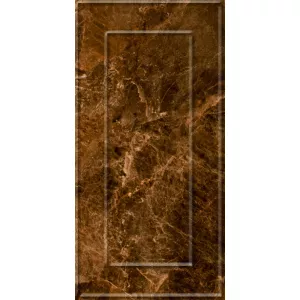 Плитка настенная Керамин Букингем 3Д коричневая 30х60 см